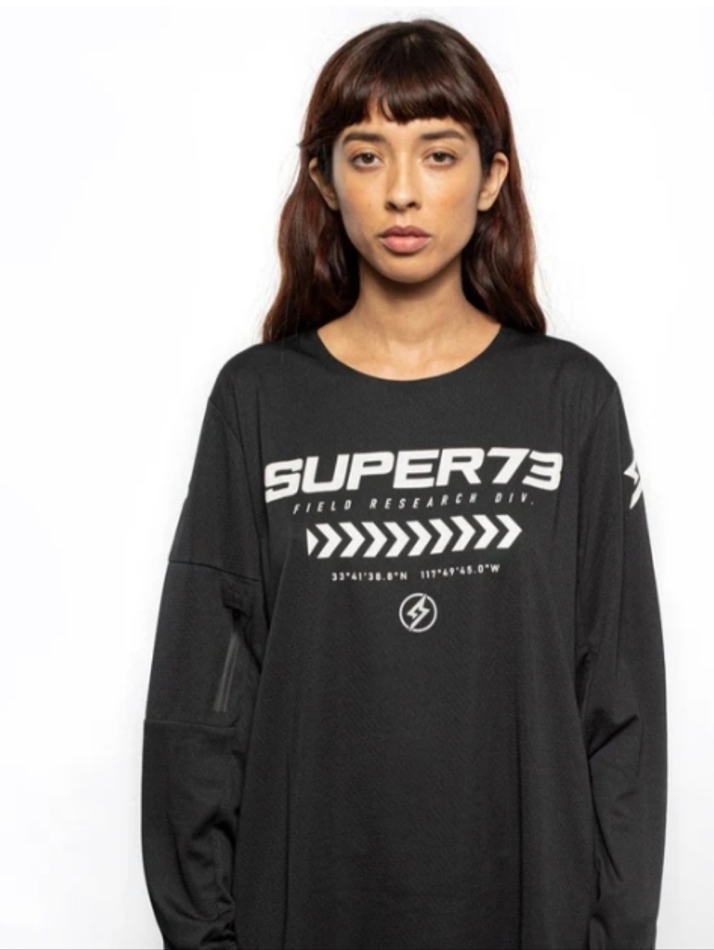 Men's Black Long-Sleeve Jersey